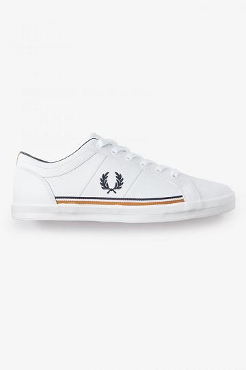 Fred Perry Baseline Miesten Kengät Valkoinen | FI 1933YXFU